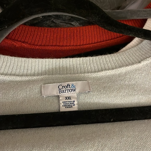 Women's V-neck lightweight sweater. Size XXL. Light green. - Picture 2 of 2